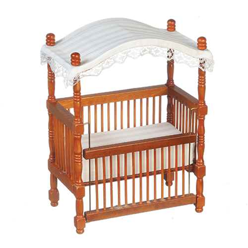 Canopy Crib, Walnut